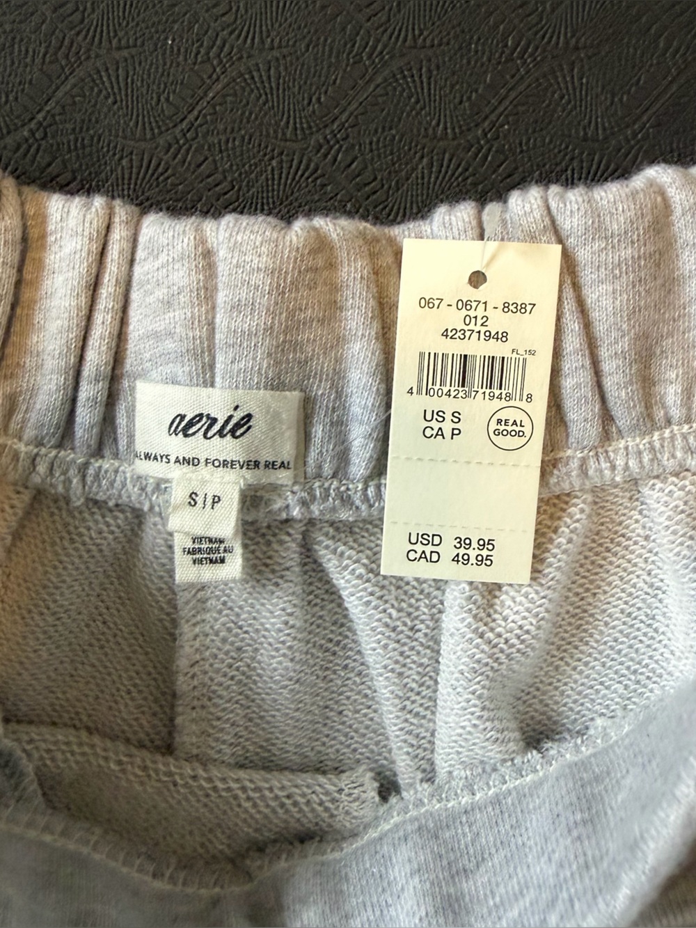 aerie Heather Gray Athletic Lounge Shorts - Picture 3 of 3